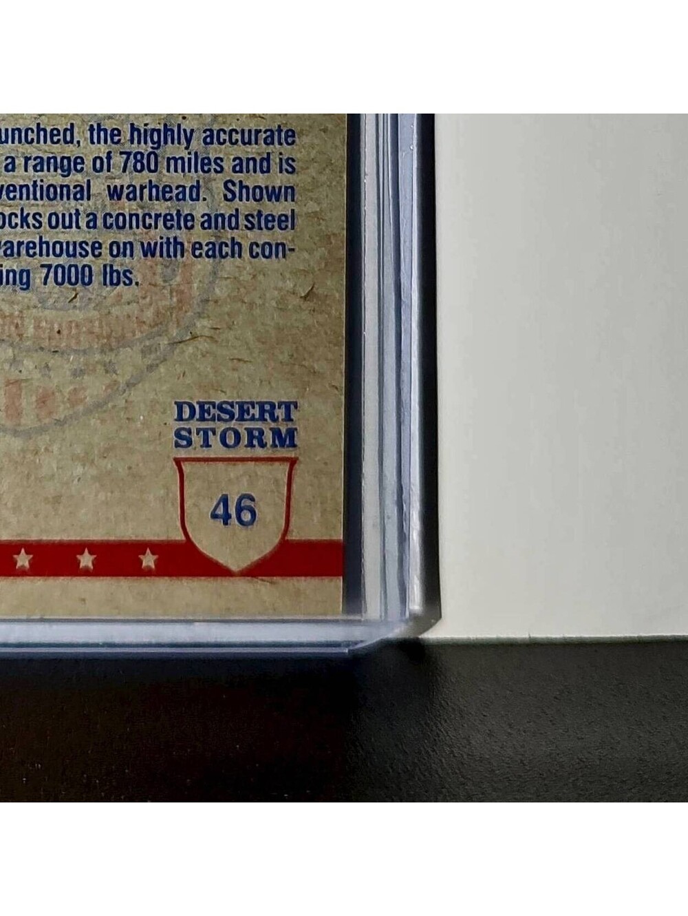 The Power of the Tomahawk 1991 Topps Desert Storm #46 Card - Picture 10 of 10